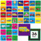 Fahrzeug-Matchingspiel, 72 PCS Verkehrsgedächtnis-Matching-Karten für Kleinkinder, 36 Paare Transportgedächtnis-Karten, pädagogisches Spielzeug für Vorschulkinder Jungen & Mädchen 4 5 6 Jahre alt