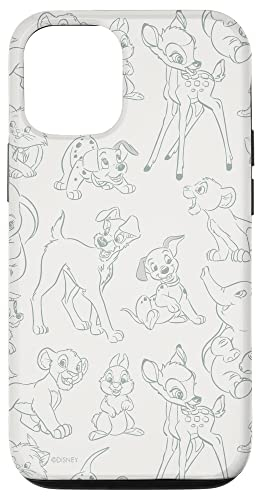 Hülle für iPhone 13 Pro Disney Classic Figuren Simba Dumbo Bambi, Alloverprint