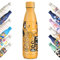 KollyKolla Edelstahl Trinkflasche 500ml, 3D-Druck Trinkflasche, Trinkflasche Sport, Trinkflasche Kohlensäure Geeignet, Auslaufsicher Thermoskanne, BPA-Frei, Trinkflaschen für Kinder, Schule, Sport