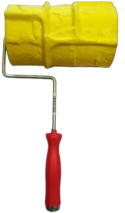 Rouleau de sol imprimé PIERRE Imprint texture Roller Stamp, modèle Big Square, 11,5 x 18 cm environ