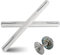 2 Stück Türgriff Spindelstange, Vierkantstift 8mm x 100mm, Verzinkter Stahl Ersatz Vierkantstift, Türbeschlag Vierkant Stift, Befestigungsstift Türgriff Stahl Spindelstange Massivstahl