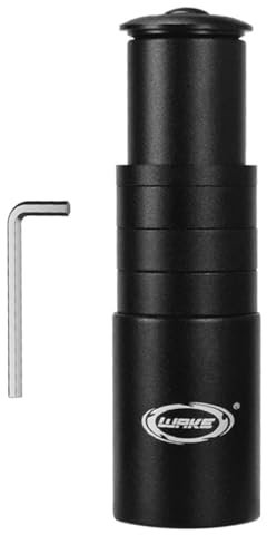 BSSOK Wake Fahrradlenker Vorbau Lenkererhöhung lenkervorbau verstellbar, Aluminiumlegierung 28.6mm 1 1/8 Lenker erhöhen für MTB, Rennrad, BMX(115mm)