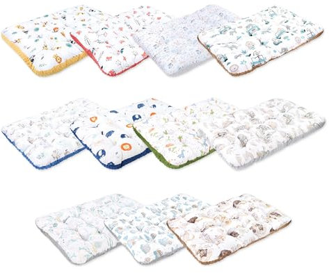 Krabbeldecke für Baby Kissen für Kletterbogen 70x110 cm - Bodenkissen Kinder Matte für Montessori Spielbogen Wippe Kletter Bogen Polster Spieldecke für Kinderzimmer ZUFÄLLIGEN Variante