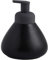 FENGJISUN Seifenspender Schaumseifenspender Keramikseifenspender Dekorativer Handwaschseifenspender Seifenspender Küche Badezimmer(Black)