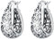 CYMYSS Ohrringe Silber 925 Creolen Silber 925 Silber Ohrringe Damen 925 Kleine Creolen Silber 925 Sterling Silber Ohrringe Hoop Earrings Earrings For Women (Alte Reben)