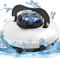 Pulitore robotico senza fili per piscine fuori terra e interrate - Parcheggio automatico, aspirapolvere automatico per piscine con 120 minuti