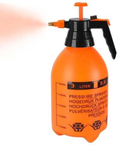 Dmuzsoih Pulverizador de presión de 3 l 33 x 14,5 cm, botellas de pulverización de mano, botella de señor de plantas, pulverizador de agua de jardín, pulverizadores de bomba de mano, pulverizadores de