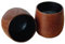 Ancsttu Lot de 2 verres à bourbon en bois vintage carbonisé pour homme, papa ou frère