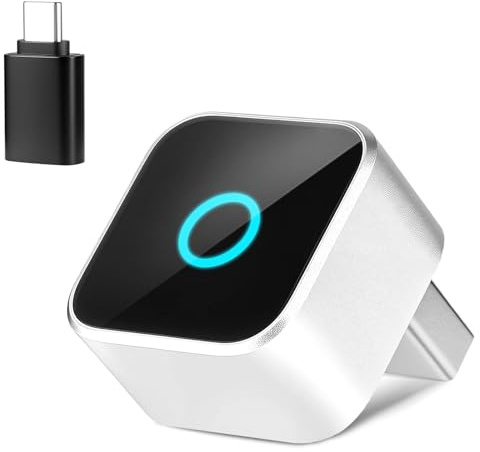 Mini Adaptateur CarPlay sans Fil 2 en 1 pour Apple CarPlay & Android Auto, USB/Type-C, Plug & Play Adaptateur sans Fil Plus Stable, Convertit Car Play Filaire en Adaptateur sans Fil