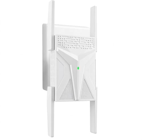 OIBIRO 2100M WLAN Verstärker mit Gigabit-Anschluss, Dual-Band WLAN Repeater für Starke WiFi Abdeckung, WLAN Reichweitenverstärker Kompatibel mit Allen Routern, Einfache Einrichtung, Weiß