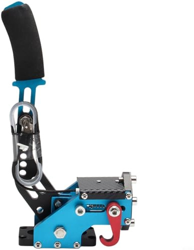 CashMuch Rennsimulator USB-Handbremse für Logitech G27 G29 G920, Aluminiumlegierung, PC-Gaming-Peripherie, kompatibel mit WRC ETS2 DiRT Rally, Blau