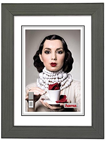 Hama Pesaro - Bilderrahmen (Single Picture Frame, Olive, Holz, 13 x 18 cm)