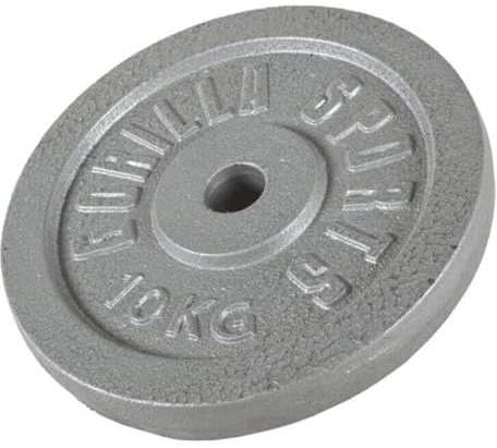 Gorilla Sports Cast Iron Weight Plate 0.5KG - 30KG