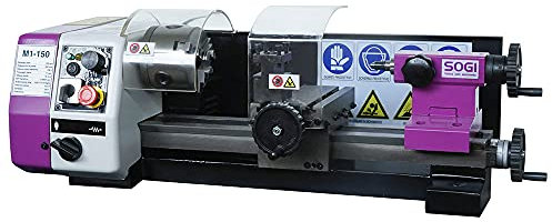 SOGI M1-150 Tornio per metalli da banco 150 x 200 avanzamento automatico longitudinale
