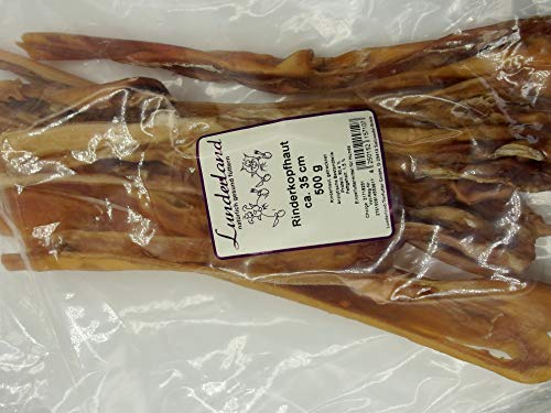 Lunderland - Rinderkopfhaut lang (ca. 35 cm) 500g