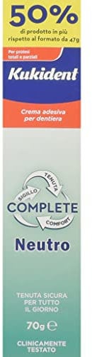 Kukident Complete Crema Adesiva per Dentiera Neutro - 70 gr