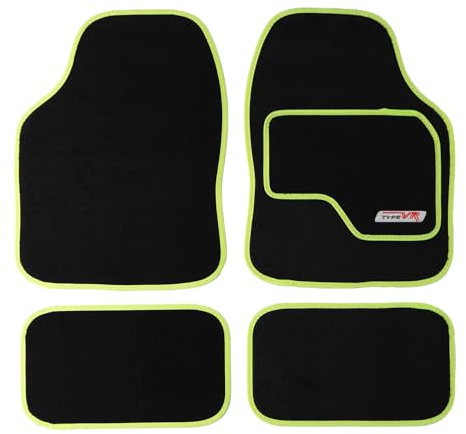 Sakura SS5308 Universal Car Mat Set, Lime
