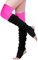 v28 Women Girls Thigh High Neon Ribbed Long 80s 90s Party Skating Leg Warmers, Ohole81-mix5, One Size