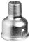 Manicotto ridotto zincato MF 2 x 1