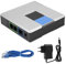 Fsskgx VoIP Gateway, 2-Port Internet Phone Adapter Protocollo Sip V2 con Cavo di Rete per Linksys PAP2T