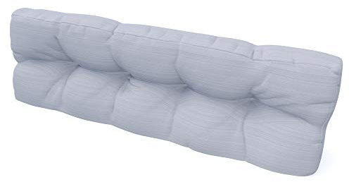 MSS e.K. Relax Rückenkissen Palettenkissen | Farbe : Anthrazit hell | Palettenauflage | extra weich