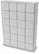itenga Adventskalender zum Füllen aus Karton 41,5x28cm 24 Schachteln zum Befüllen Würfel Form 6,5x6,5cm weiß zum Selber Befüllen