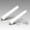 B.K.Licht - Juego de 2 Barras LED, Luz Blanca neutra, 31,3x2,2x3 cm, Interruptor de Luz, 4W, 4000K, 400 Lum, Luces LED Cocina, Luz LED Adhesiva, LED Cocina Bajo Mueble, Luz LED Armario, Blanco