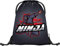 Baagl Turnbeutel für Junge, wasserdichte Schuhbeutel für Kinder, Schule und Kindergarten Sportbeutel, Sportrucksack, Gymsack (Ninja)