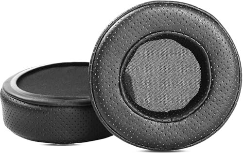 TaiZiChangQin Almohadillas de Repuesto compatibles con Auriculares PDP Afterglow AG9 PS4 Wireless Almohadillas de Cuero proteico