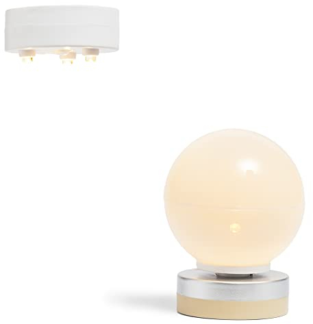 LUNDBY Puppen Haus Lichter Zubehör –– Deckenlampe Spotlights + Bodenlampe –– Mini Batteriebetrieben LED Lichter für Mini Puppen 11 cm –– 2 teilig –– Alter 4+ –– Maßstab 1:18