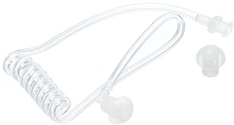 sourcing map Clear Acoustic Tube for Two Way Radio Earpiece and Headset, Replacement Coil Tube