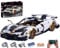 Technik Auto mit Power Functions Set, 1:8 Groß Auto Modellbausatz, 3428-tlg MOC Klemmbausteine Auto Set, Technik Auto Bausteine