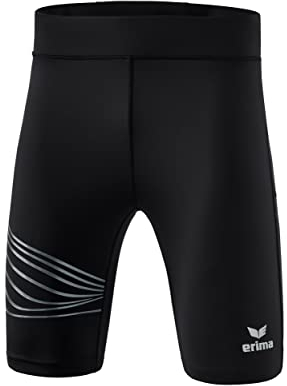 Erima Herren Racing 2.0 Kurze Lauftight (8292313), schwarz, M