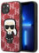 Karl Lagerfeld KLHCP13MPMNIKPI Hülle für iPhone 13 6,1 hardcase rot Monogram Ik