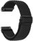 AidorMax Bracelet de Montre à Libération Rapide 20mm, Bracelet de Remplacement Tressé Extensible avec Boucle Réglable pour Montres Connectées et Montres Classiques (20mm, Noir)