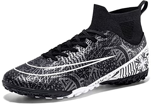 Astro Turf Football Boots Boys Professional Training High-Top Turf Shoes Mens Outdoor Indoor Sports Athletic Big Girls Spikes Trainers