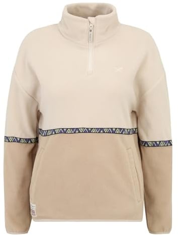IRIEDAILY Damen Troyer HOLINA Fleece Regular Fit Khaki