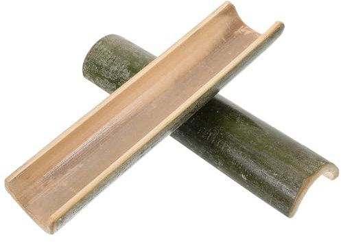 IMIKEYA Fontaine d'eau Extérieure en Bambou 2 Pièces Kit De Tube De Fontaine Zen Fontaine D'aquarium Décor De Jardin Fontaine De Cascade De Bureau pour Patio