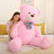 MorisMos Orso Peluche Gigante Rosa 150cm, XXL Orsacchiotto Peluche Grande Orsetto Morbido Giganti, Carini Regalo San Valentino per Lei Bambini Ragazze Fidanzata Donna Compleanno