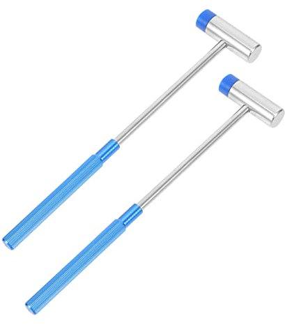 Gogogmee 2pcs Building Block Hammer Blocks Micro Hammer Mini Jewelry Mallet Toys Mini Mallet Hammers Tool Tools Childrens Toy Kid Toys Walnut Hammer Toys for Children Rubber