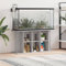 IKAYAA Aquarium Unterschrank Grau Sonoma, Aquariumständer für Aquarien, Aquarienschrank, Aquarium Tisch Holzwerkstoff 120 x 40 x 60 cm