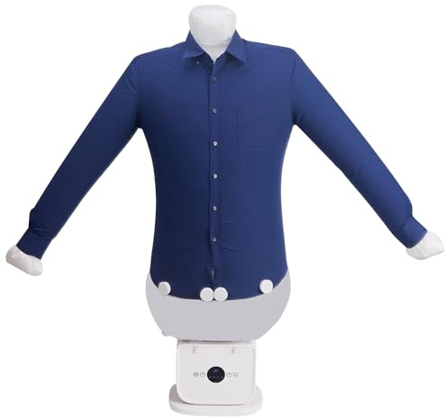 ShaiVrissian 1400w Bügelpuppe,Hemdenbügler Bügelmaschine Für Hemden,Bügeln Trocknen Funktionen,Effiziente,Temperaturbereich 60–70 °c,Automatisches Bügeln,Für Blusen,T-Shirts A