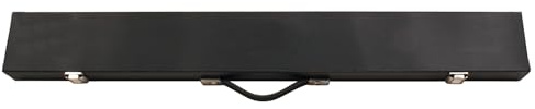 Winsport Queue-Koffer Deluxe 2/1, Queuekoffer für 1 Queue + Ersatzoberteil oder Snookerverlängerung, Zubehörfach, 82 cm, für Pool & Snooker, stabil, Tragegriff, Chromverschlüsse