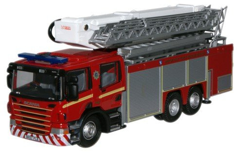 Oxford Diecast 1:76 Merseyside F & R service Scania Aerial Rescue Pump Collectable model 76SAL003