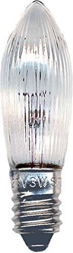 Riffelkerze E10 34V 3W Ø13,5x45mm SCHARNBERGER 57182 (6125)