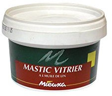 Mastic vitrier à l'huile de lin couleur beige Taille Unique