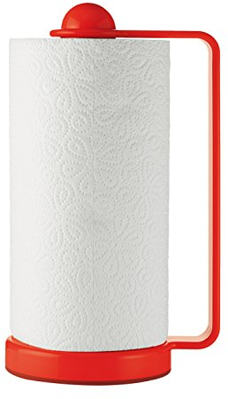 Guzzini Forme Casa 14557-31 Portarotolo, Plastica, Rosso