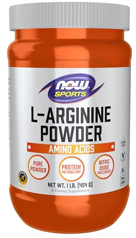NOW Sports Nutrition, L-Arginine Powder, Nitric Oxide Precursor, Amino Acids, 1-Pound