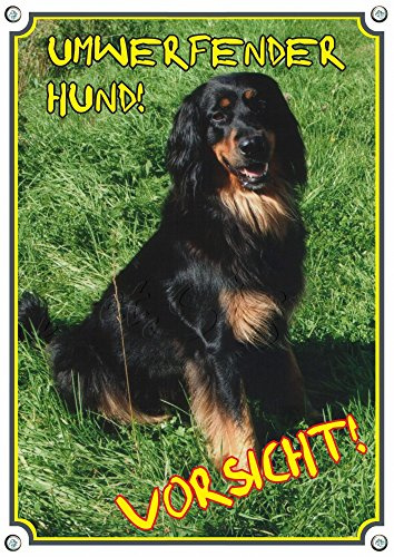 Petsigns Hundeschild Hovawart - Warnschild aus Metall - besonders haltbar, DIN A5