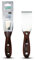 Axus Decor S-Edge Scraper (Grey Series) Wallpaper Scraper for Removing Paint and Wallpaper, for Professional & DIY Projects, Stainless Steel Blade & Ergonomic Aleetwood Handle - 2 Inch/ 50mm